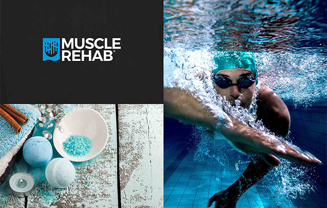 Muscle Rehab packaging and shelf presence