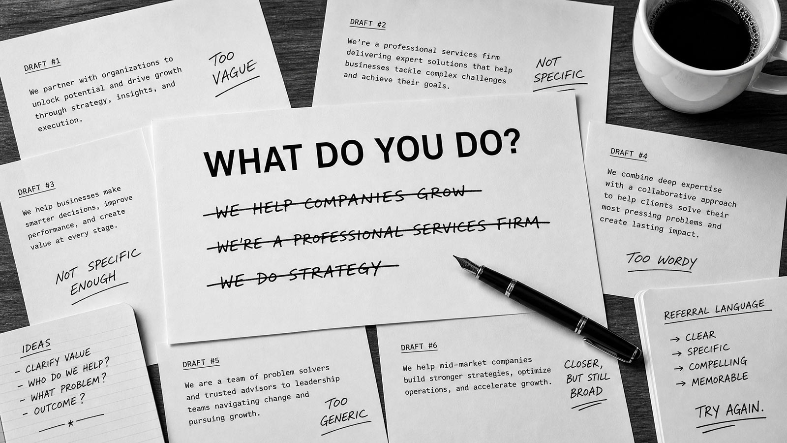 Why referral quality depends on positioning clarity — Abstract Creative