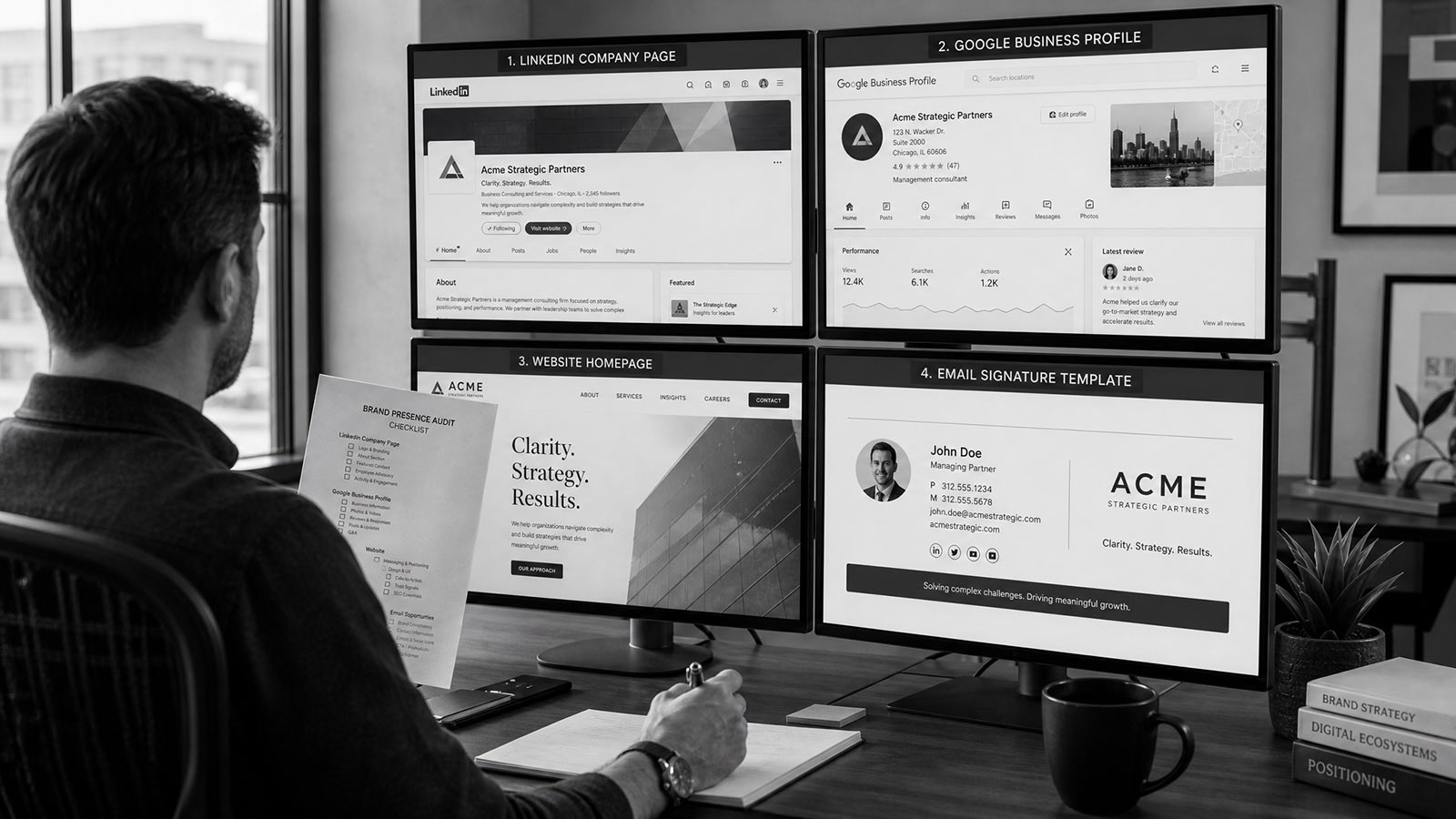 Full-stack digital infrastructure components for professional services firms
