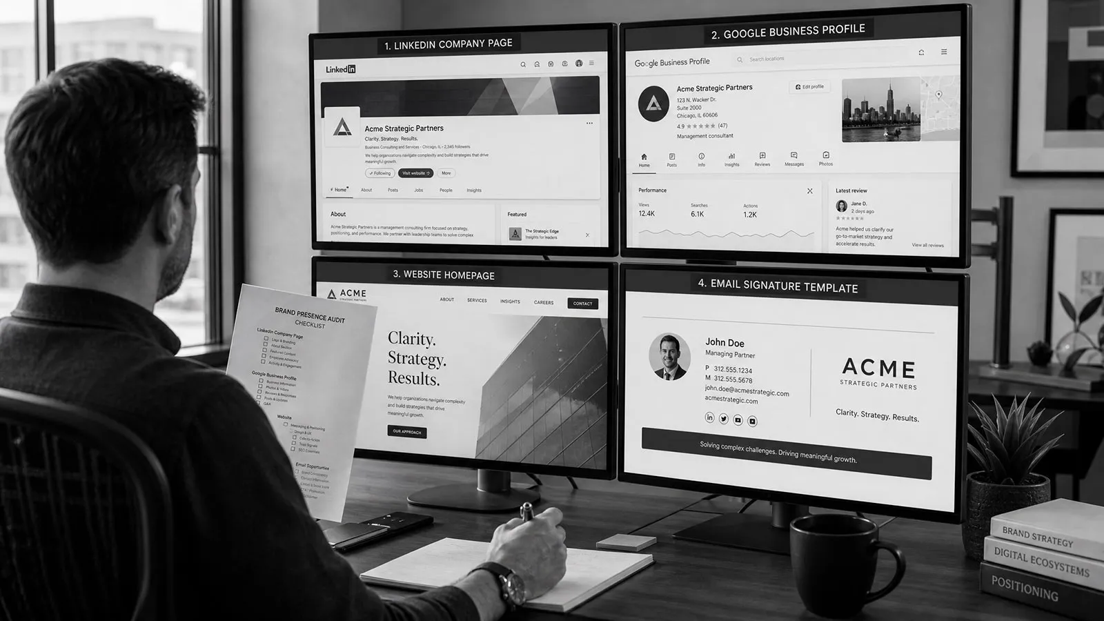 Full-stack digital infrastructure components for professional services firms
