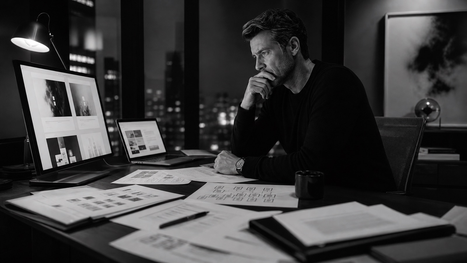 Every major client and complex decision routing to the founder — trust concentrated in one person