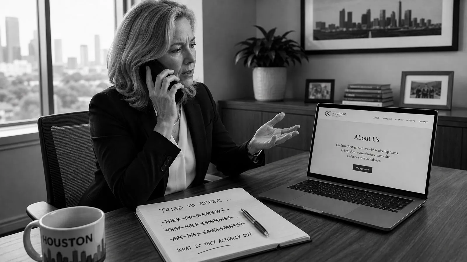 How unclear positioning affects the sales cycle for Houston professional services firms