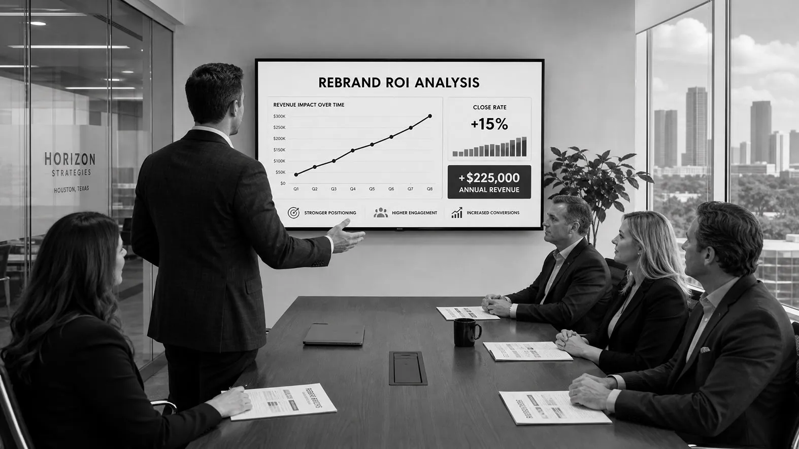 Brand investment tiers for Houston professional services — Abstract Creative