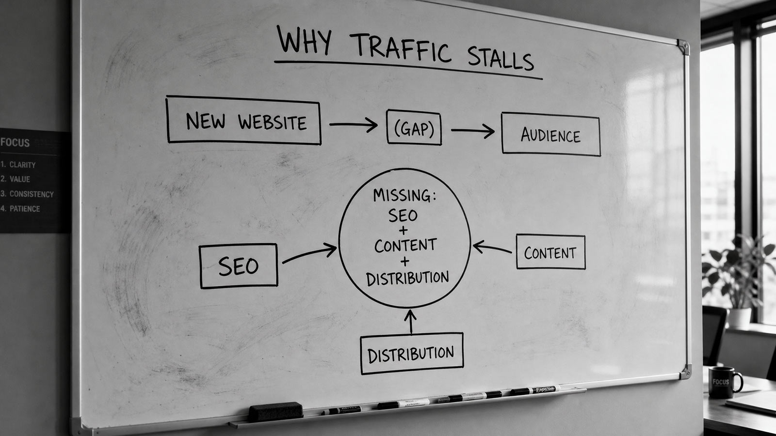 90-day post-launch digital marketing framework — Abstract Creative