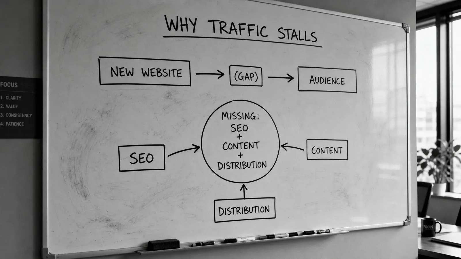90-day post-launch digital marketing framework — Abstract Creative