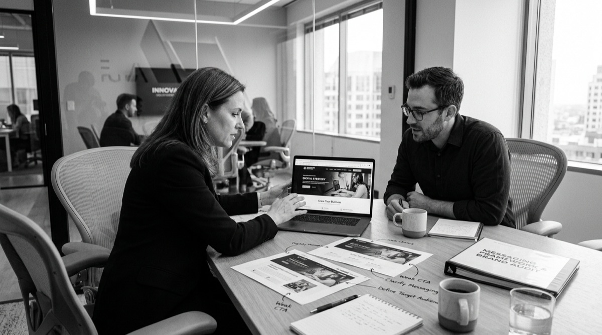 The five-second homepage test — Abstract Creative