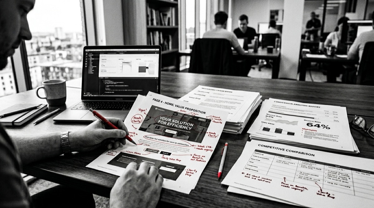 The three layers that drive website conversion — Abstract Creative