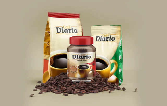 Café Diario packaging system