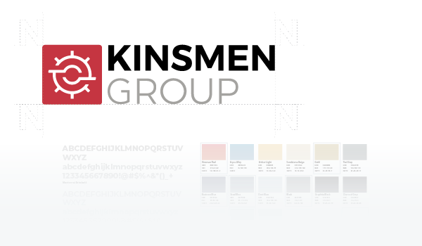 Brand guidelines spreads and shelf mockups