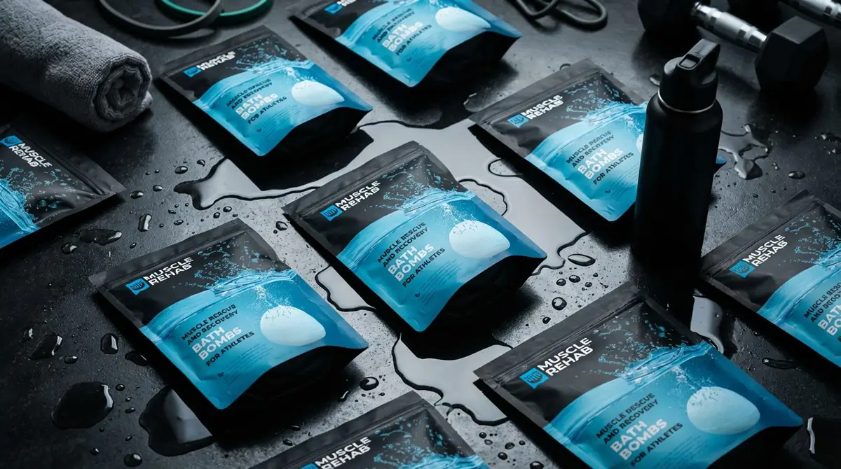 Muscle Rehab product — performance language in context