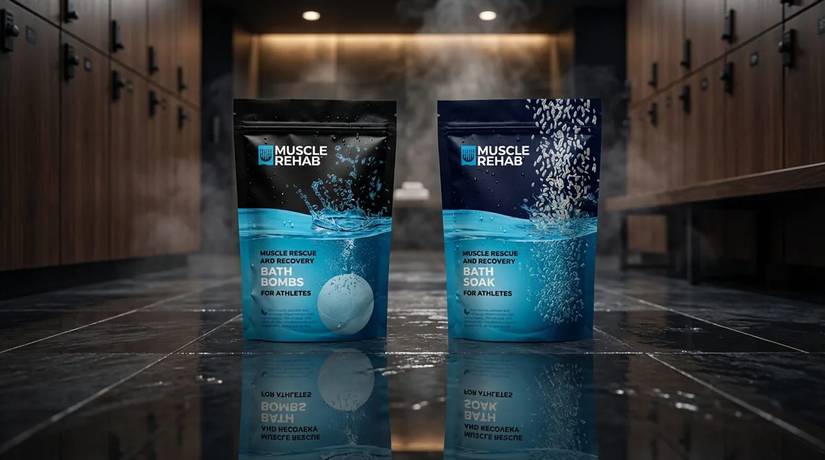 Muscle Rehab packaging in use