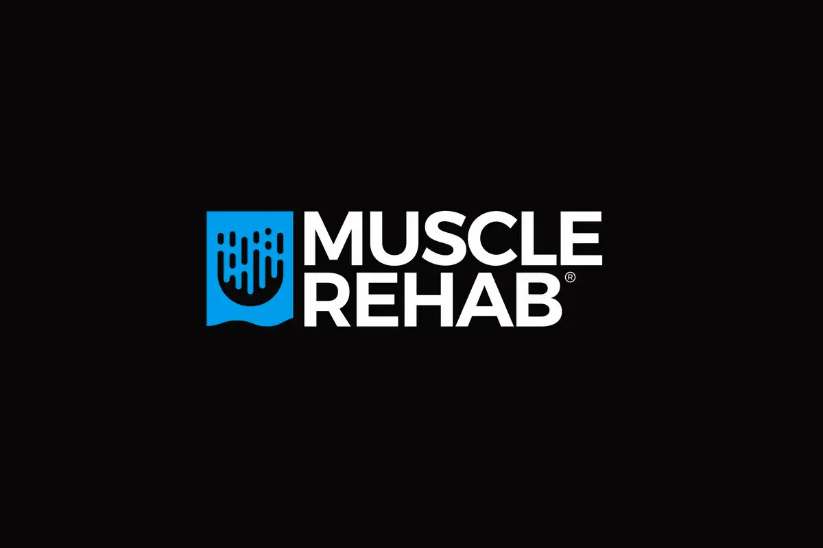 Muscle Rehab logo in use
