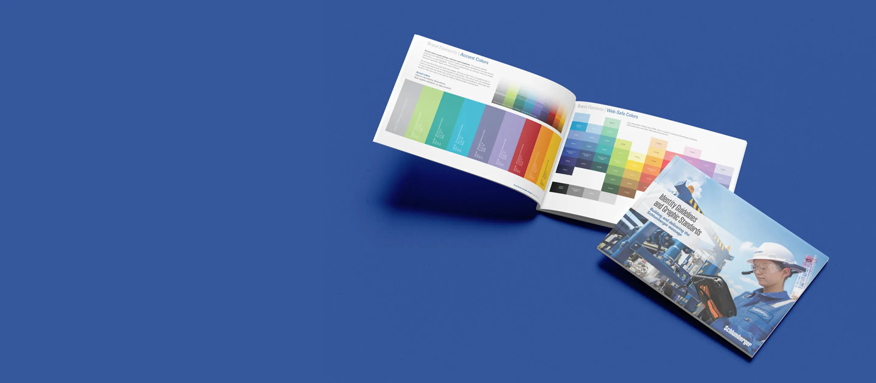 SLB Schlumberger technical brand system and award-winning product catalog