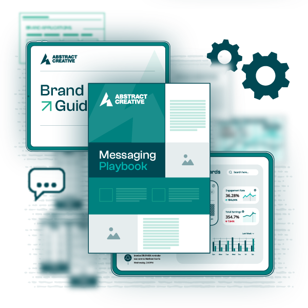 Team collaborating on brand guidelines