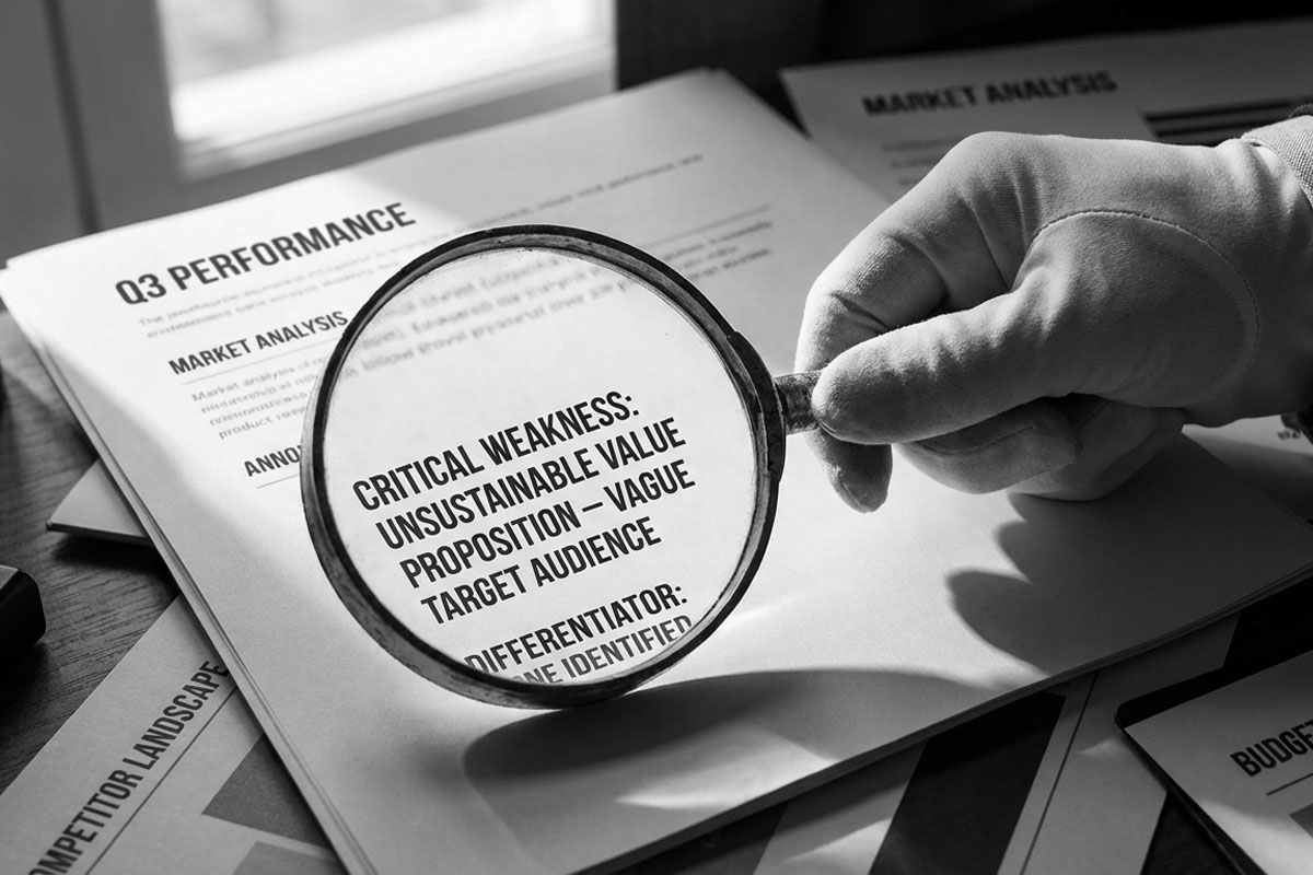 What weak brand positioning looks like in practice — Abstract Creative