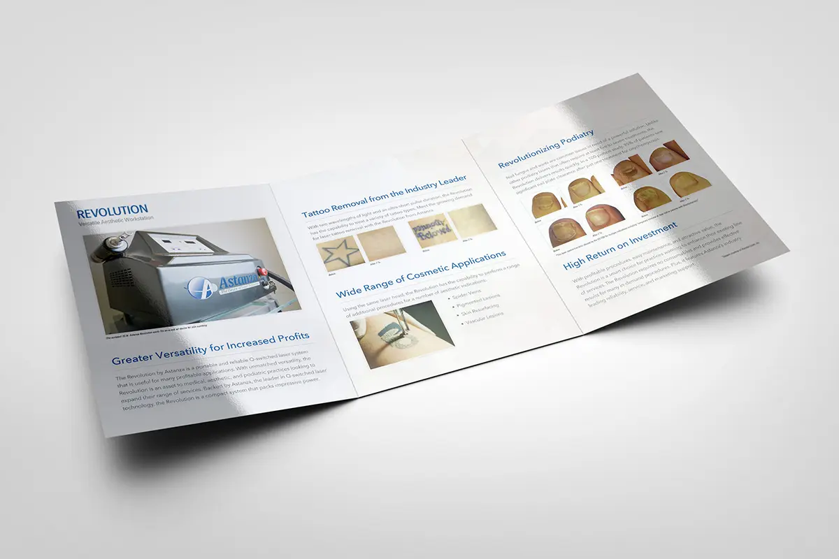 Astanza Revolution workstation brochure cover