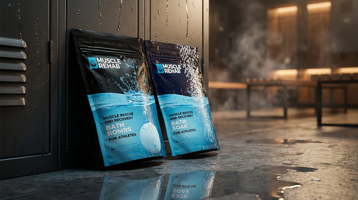 Muscle Rehab packaging two-pack